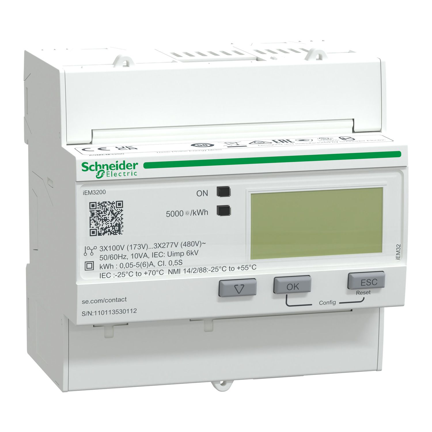 A9MEM3200, Energy meter iEM3210, CT