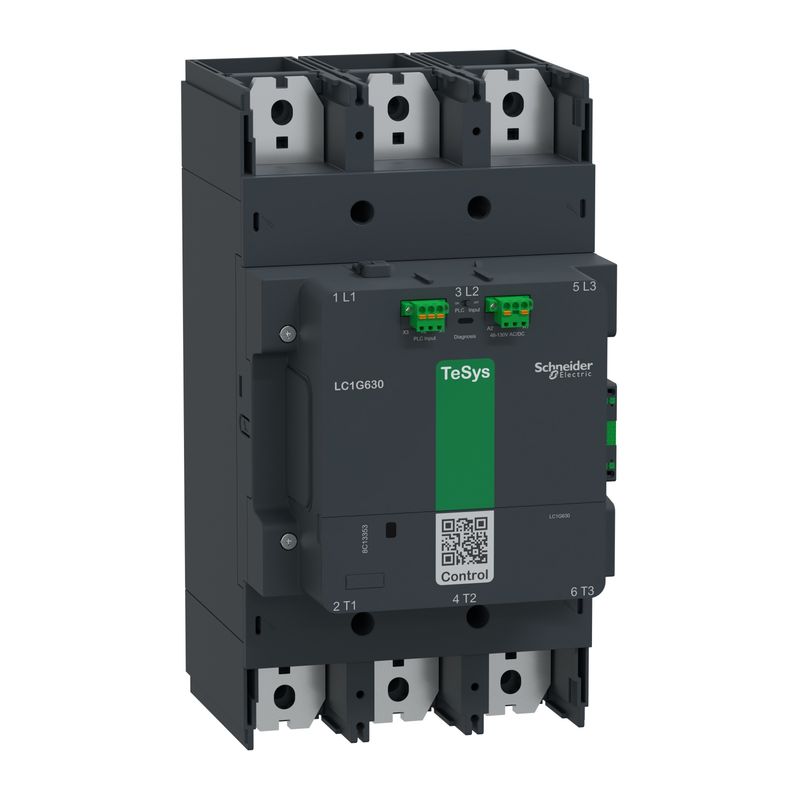 LC1G800LSEA, Contactor TeSys Giga, 3P(3NO), AC-3 <=440V, 800A, advanced, 200..500V  AC/DC coil
