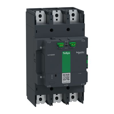 LC1G630LSEA, Contactor TeSys Giga, 3P(3NO), AC-3 <=440V, 630A, advanced, 200..500V  AC/DC coil