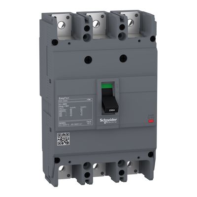 EZC250H3200, MCCB, EasyPact EZC250H, 36kA/415VAC, 3 poles, TMD 200A