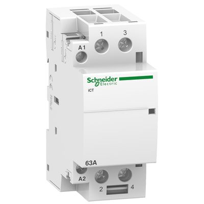 A9C20862, Contactor iCT, 2 poles, 2NO, 63A, 220..240V AC