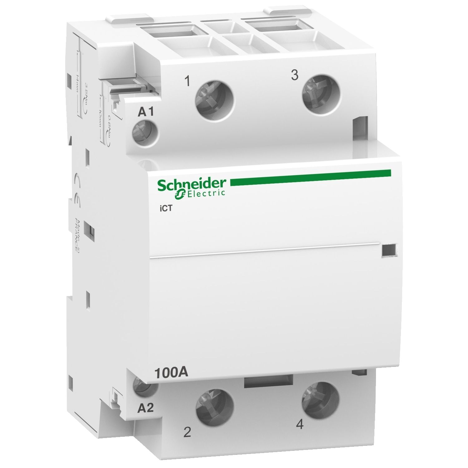 A9C20882, Contactor iCT, 2 poles, 2NO, 100A, 220..240V AC