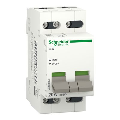 A9S60320, Switch iSW, 3 poles, 20A, 415V
