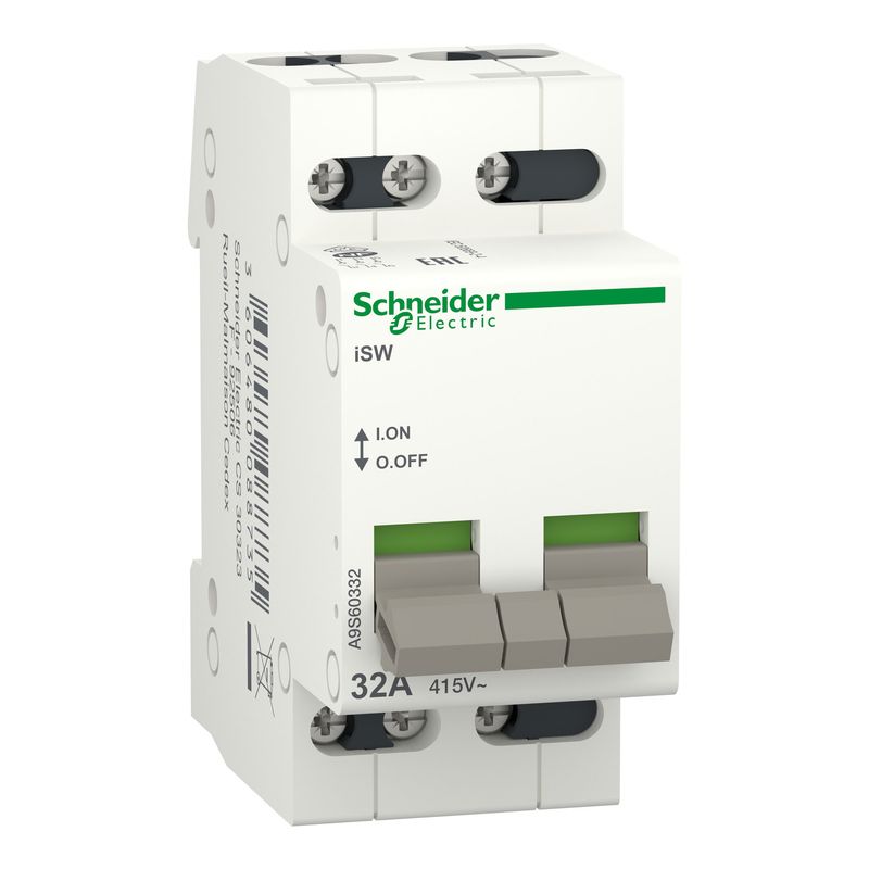 A9S60332, Switch iSW, 3 poles, 32A, 415V
