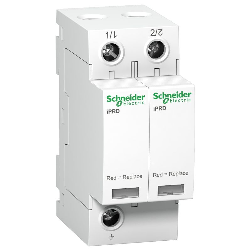 A9L65201, Modular surge arrester iPRD65r, 2P, 350V, remote transfert