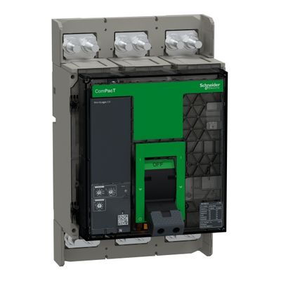 C160N320FM, MCCB, ComPacT NS1600N, 50kA/415VAC, 3 poles, fixed, manually operated, MicroLogic 2.0, 1600A
