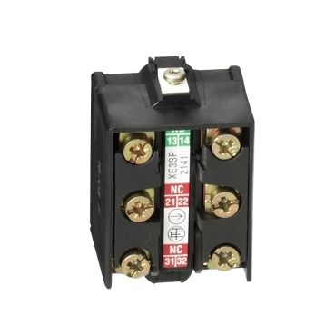 XE3SP2141, Limit switch contact block XES, 2NC+1 NO, snap action