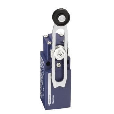 XCKN2145P20, Limit switch XCK, thermoplastic plastic roller lever variable length, 1NC+1NO, snap, M20
