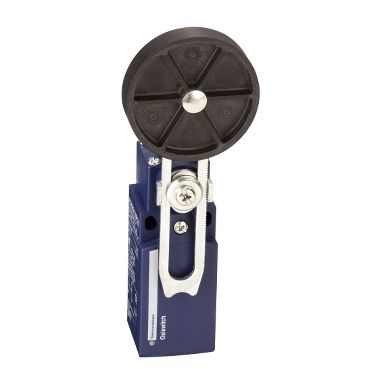 XCKN2149P20, Limit switch XCK, plastic roller lever Ø50 variable length, 1NC+1NO, snap, M20