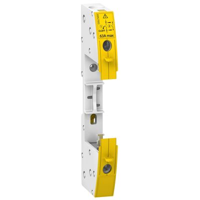 A9A27003, Plug-in base, iC60, 1P, 18mm