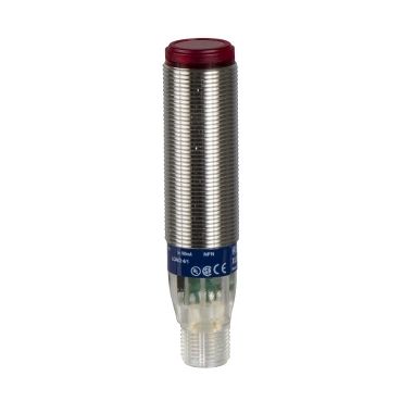 XUB0BKSNM12T, Photoelectric sensors XUB, metal, emitter, 12..24V DC, M12