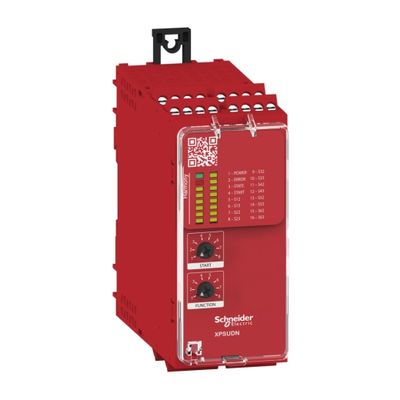 XPSUAT33A3AP, Safety module XPS, Cat 4, delay output,3NO+3NO+1NC, 48..240V AC/DC