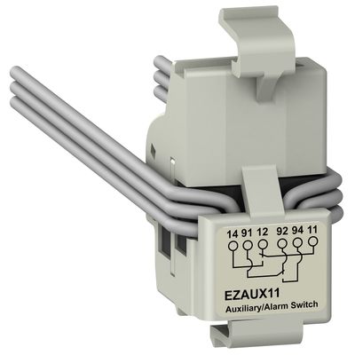 EZAUX11, EasyPact EZC100, auxiliary and alarm switch AL AX, 2CO