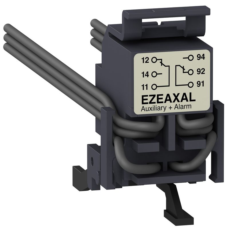 EZEAXAL, EasyPact EZC250, auxiliary contact and alarm AX AL, 2CO