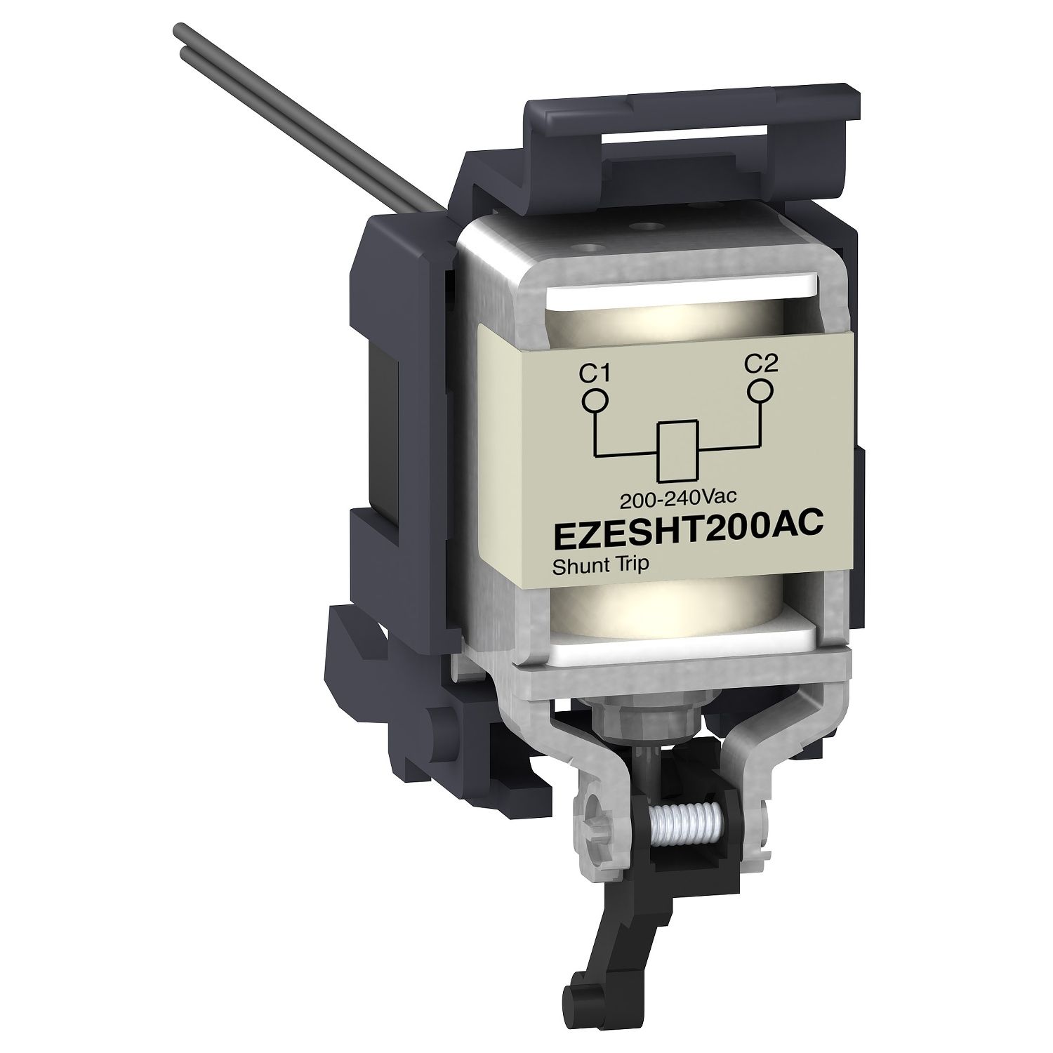 EZESHT100AC, EasyPact EZC250, shunt trip release SHT, 100..120V AC