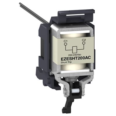 EZESHT100AC, EasyPact EZC250, shunt trip release SHT, 100..120V AC