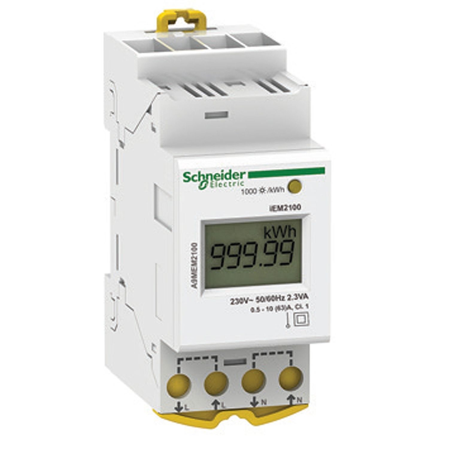 A9MEM2100, Energy meter iEM2100, 230V, 63A