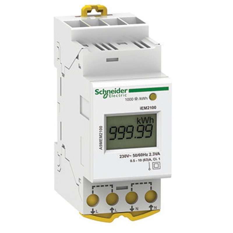 A9MEM2100, Energy meter iEM2100, 230V, 63A