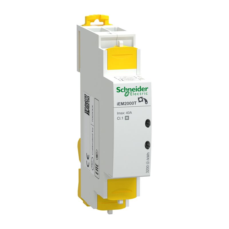 A9MEM2000T, Energy meter iEM2000T, 230V, 40A, without display