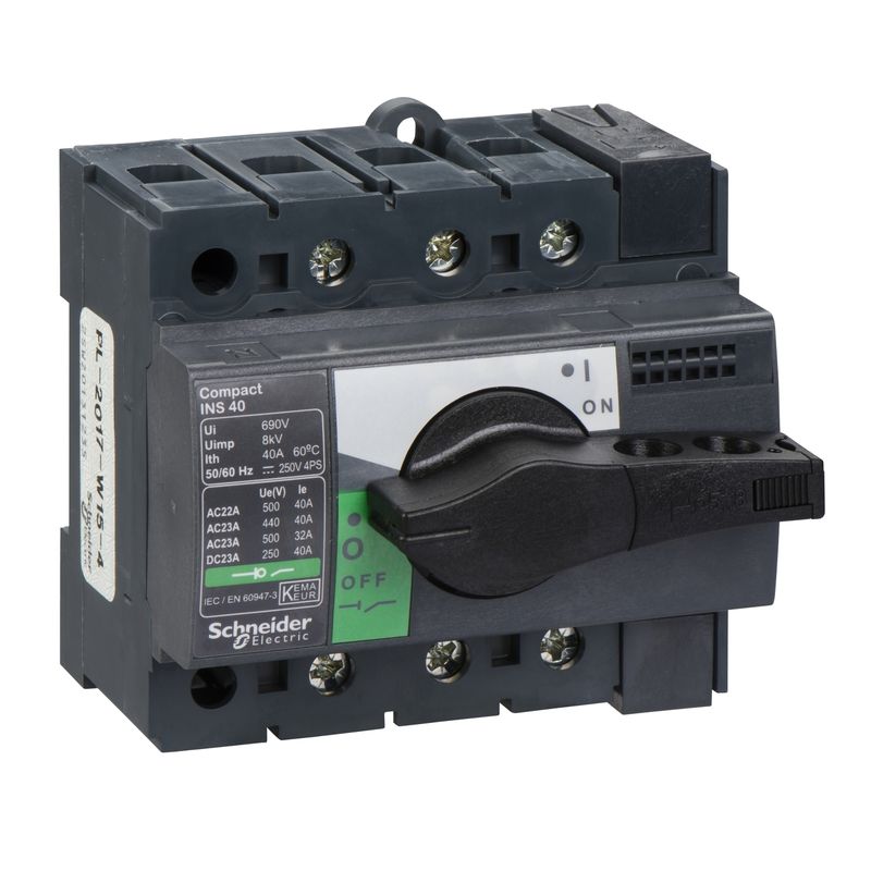 28900, Switch-disconnector Compact INS40, 3 poles, 40A
