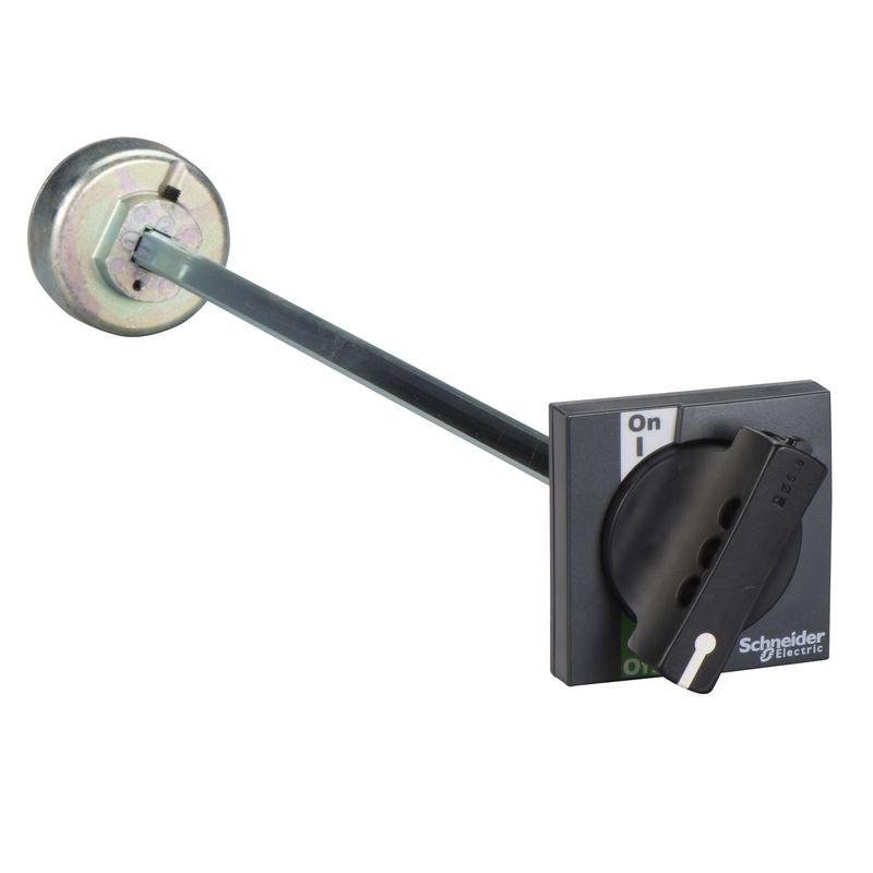 LV431050, Black extended rotary handle, compact INS/INV 250, IP55, IK07