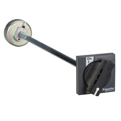LV431050, Black extended rotary handle, compact INS/INV 250, IP55, IK07