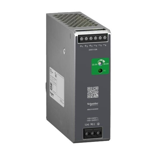 ABLS1A24050, Regulated power supply ABLS1, single phase 100..240V AC, 24V DC, 120W, 5A