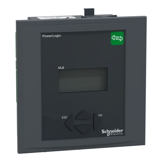 VPL06N, Power Factor controller PowerLogic PFC, modbus, backlit LCD, 6 output, 90..550V AC