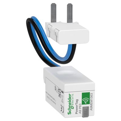 A9MEM1563, Energy sensor PowerTag A9M, 63A, 1P+N, bottom position for RCBO