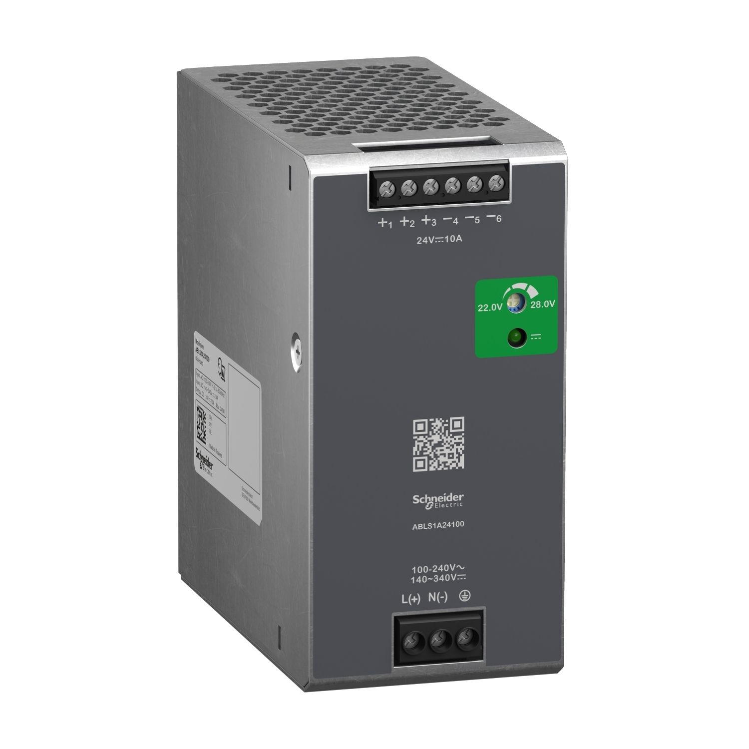 ABLS1A24100, Regulated power supply ABLS1, single phase 100..240V AC, 24V DC, 240W, 10A