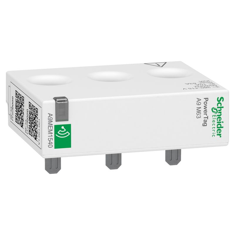 A9MEM1540, Energy sensor PowerTag A9M, 63A, 3P, top and bottom position