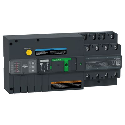 TA16D4S1004TPE, Automatic transfer switch TransferPact, 100A, 400V, 4P, rotary, frame 160A