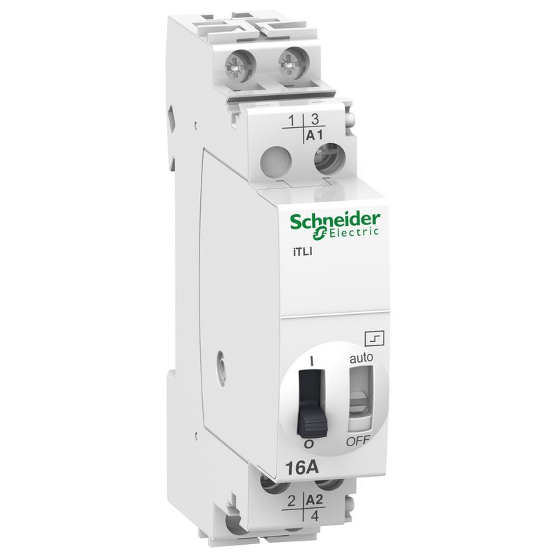 A9C30815, Impulse relay iTLI, 2P, 1NO+1NC, 16A, 230..240V AC 50/60Hz