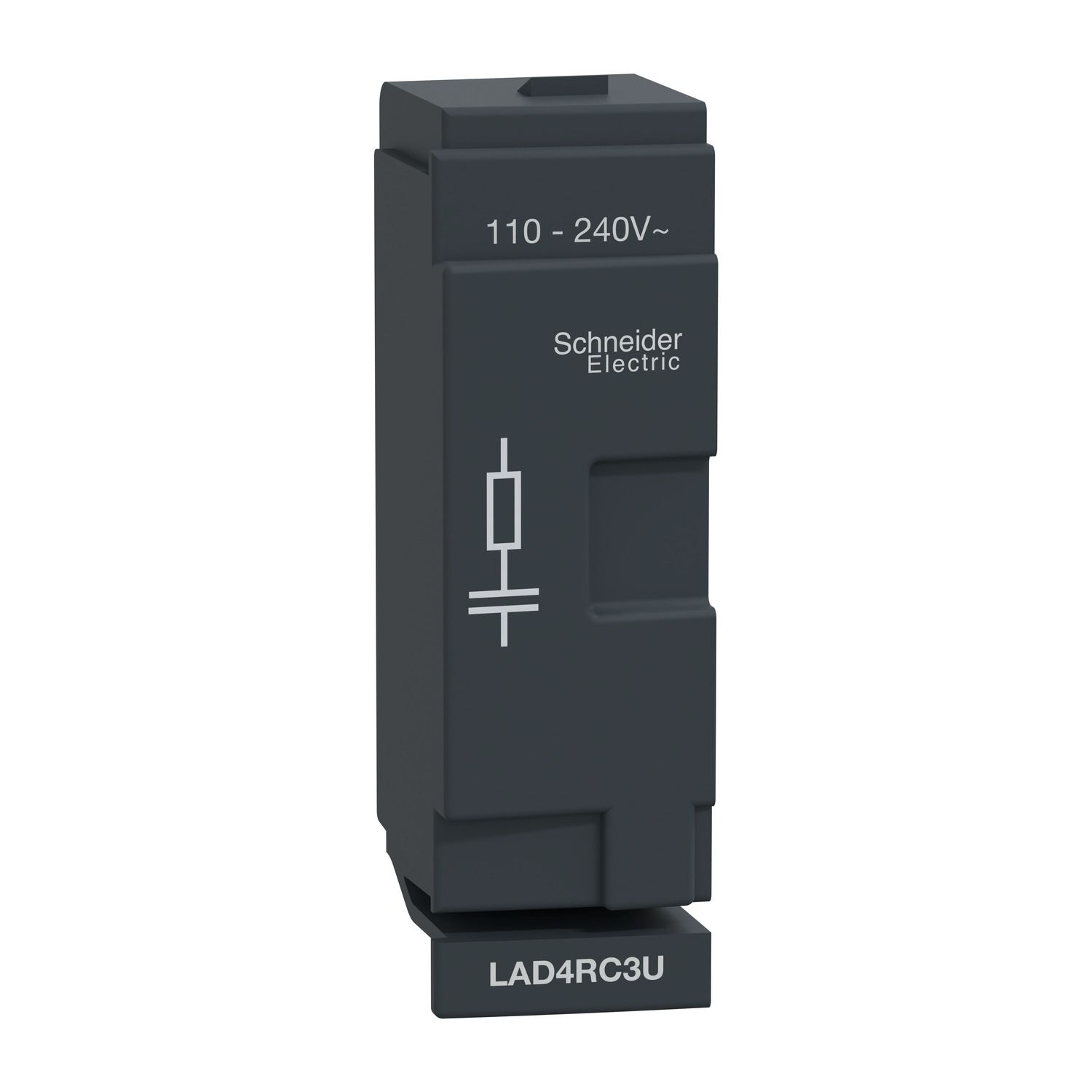 LAD4RC3U, Suppressor module LAD4, LC1D40A..80A  / DT65A..80A, 110..240V AC