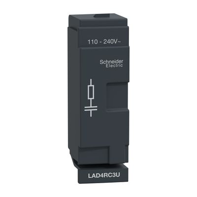 LAD4RC3U, Suppressor module LAD4, LC1D40A..80A  / DT65A..80A, 110..240V AC