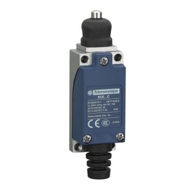 XCE110C, Limit switch XCE, metal end plunger, 1CO, IP65