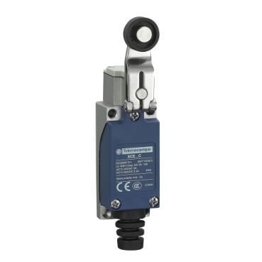 XCE118C, Limit switch XCE, thermoplastic roller lever, 1CO, IP65