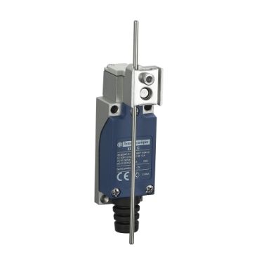 XCE154C, Limit switch XCE, round rod lever, steel, φ3 mm, 1CO, IP65
