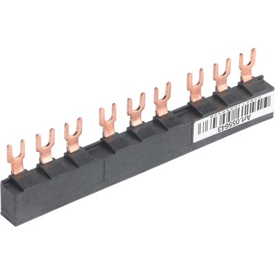GV2G345, Comb busbar GV2, 63A, 3 tap-offs, 45mm pitch