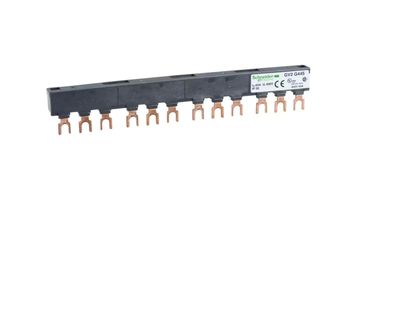 GV2G445, Comb busbar GV2, 63A, 4 tap-offs, 45mm pitch