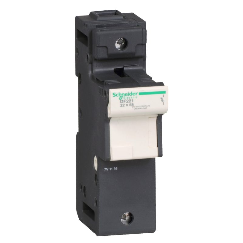 DF221, Fuse carrier TeSys DF, 1P, 125A, 690V AC, fuse size 22x58mm