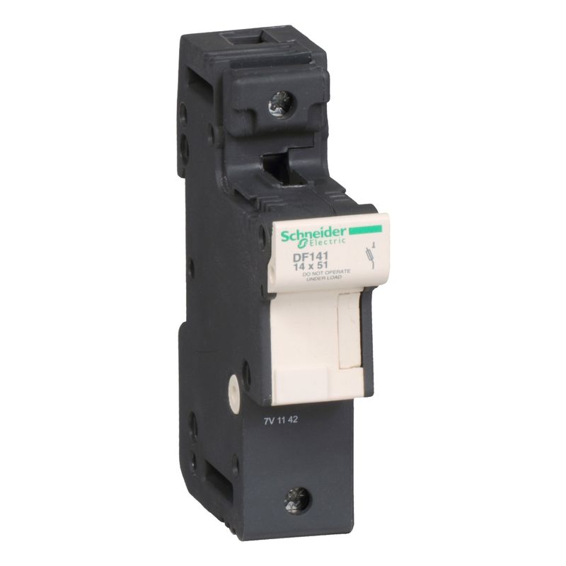DF141, Fuse carrier TeSys DF, 1P, 50A, 690V AC, fuse size 14x51mm