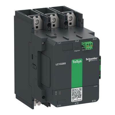 LC1G400KUEN, Contactor TeSys Giga, 3P(3NO), AC-3 <=440V, 400A, standard, 100..250V AC/DC coil