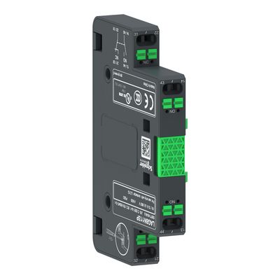 LAG8N113P, Auxiliary contact block TeSys Giga LAG, 1NO+1NC, lateral face side mounting, push-in terminals L1/R1