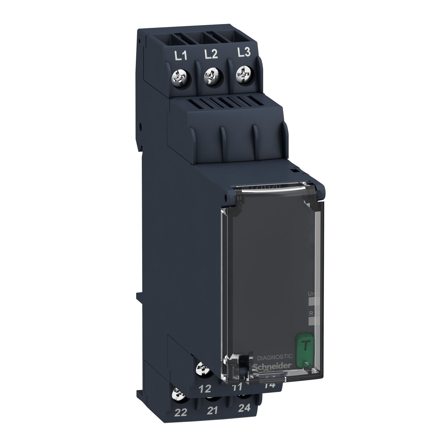 RM22TG20, 3-phase sequence control relay RM22, 8A, 2CO, 183..528V AC