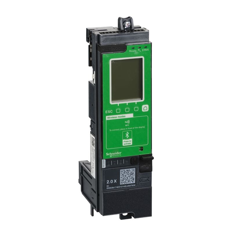 LV847281, Micrologic 2.0 X control unit, drawout Masterpact MTZ1