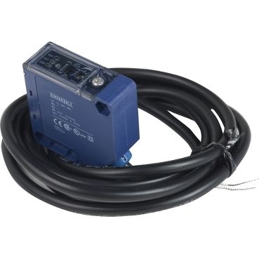 XUK0AKSAL2, Photoelectric sensors XUK, multi, Sn=0..30m, PNP/NPN, 12..24V DC, cable 2 m