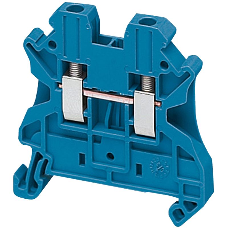 NSYTRV22BL, Terminal block Linergy NSYTRV, passthrough, 2.5mm², 24A , single-level, blue