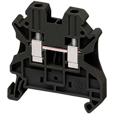 NSYTRV42BK, Terminal block Linergy NSYTRV, passthrough, 4mm², 32A, single-level, black