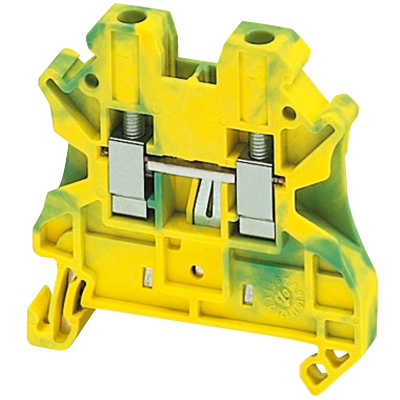 NSYTRV42PE, Terminal block Linergy NSYTRV, earth, 4mm², single-level, green-yellow